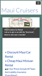 Mobile Screenshot of mauicruisers.net